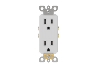 Decorator Duplex Receptacle Rated 15A-125V