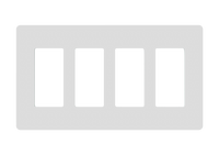 4-Gang Screwless Decorator Wall Plate 2164S