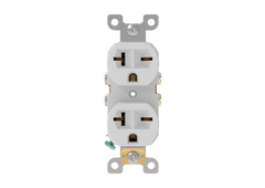 Duplex Receptacle Rated 20A-250V Self-grounding 6-20R