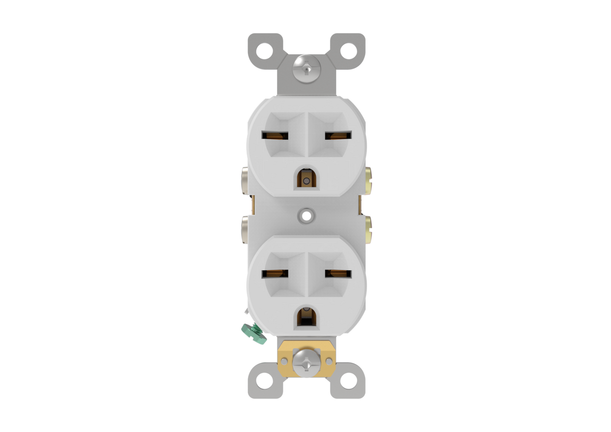 Duplex Receptacle Rated 15A-250V Self-Grounding  6-15R