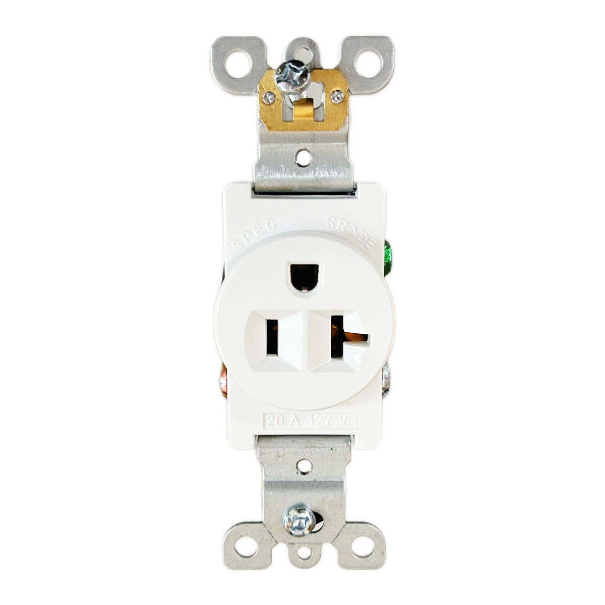 UL Listed | Rated 20A-125V, 5-20R Single Receptacle