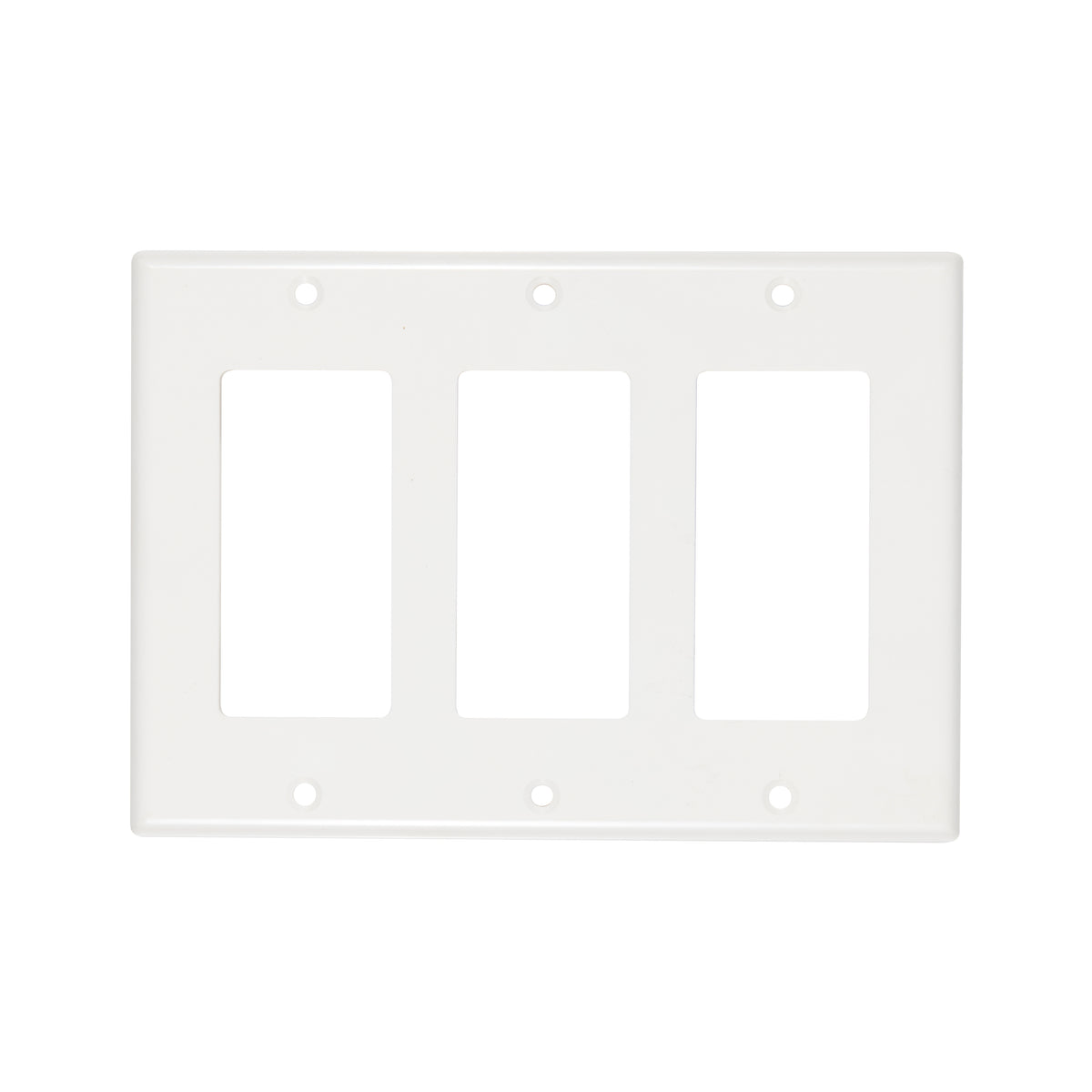 3-Gang Decorator Wall Plate Polycarbonate PC