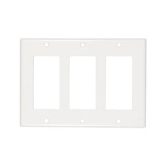 3-Gang Decorator Wall Plate Polycarbonate PC