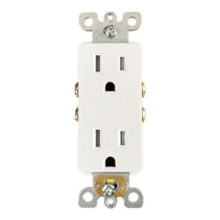 UL Listed | 15A-125V Tamper Resistant Deco Duplex Receptacle