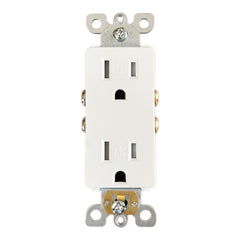 UL Listed | 15A-125V Tamper Resistant Deco Duplex Receptacle