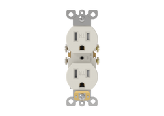 Duplex Receptacle Rated 15A-125V Tamper Resistant