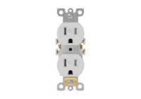 Duplex Receptacle Rated 15A-125V Tamper Resistant