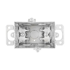 UL Listed | (1104-OWBX)3”X2” Gangable Switch Box, 2-1/2”Deep with Plaster Ears