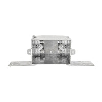 UL Listed | (1104-FBX)3”X2” Gangable Switch Box, 2-1/2”Deep with Bracket End KOs